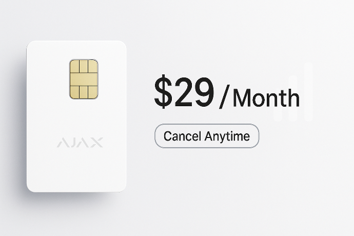 AJAX 4G SIM Service